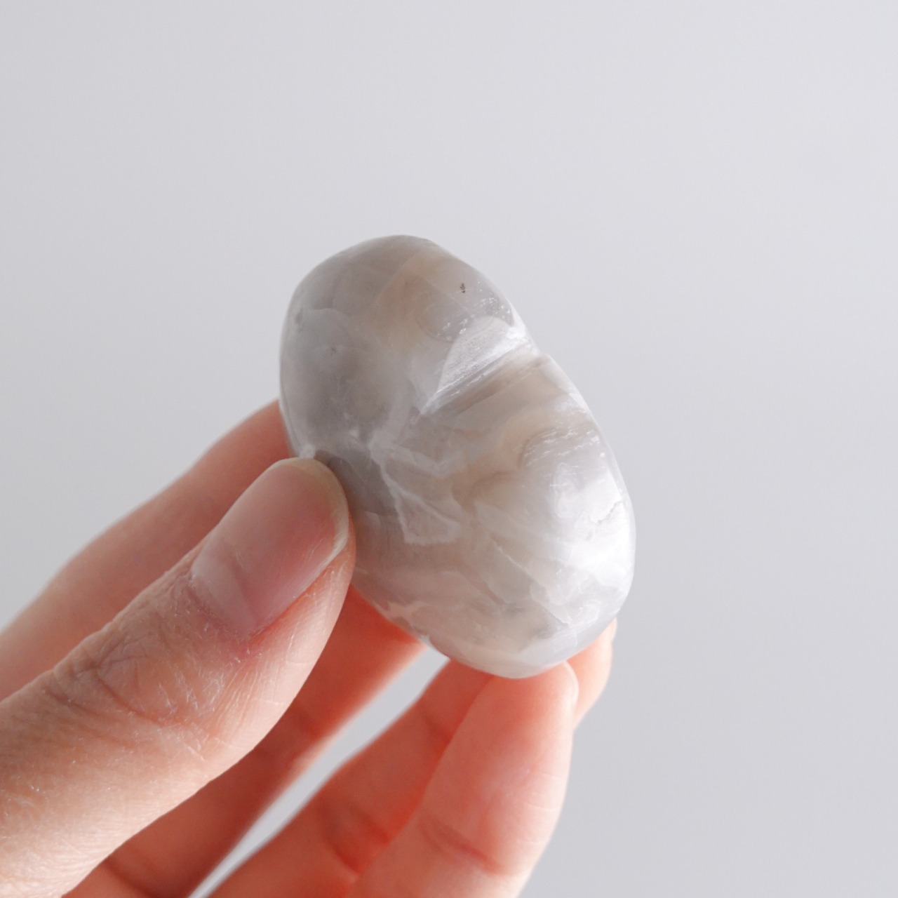 クレイジーレースアゲート / ホワイト / ハート