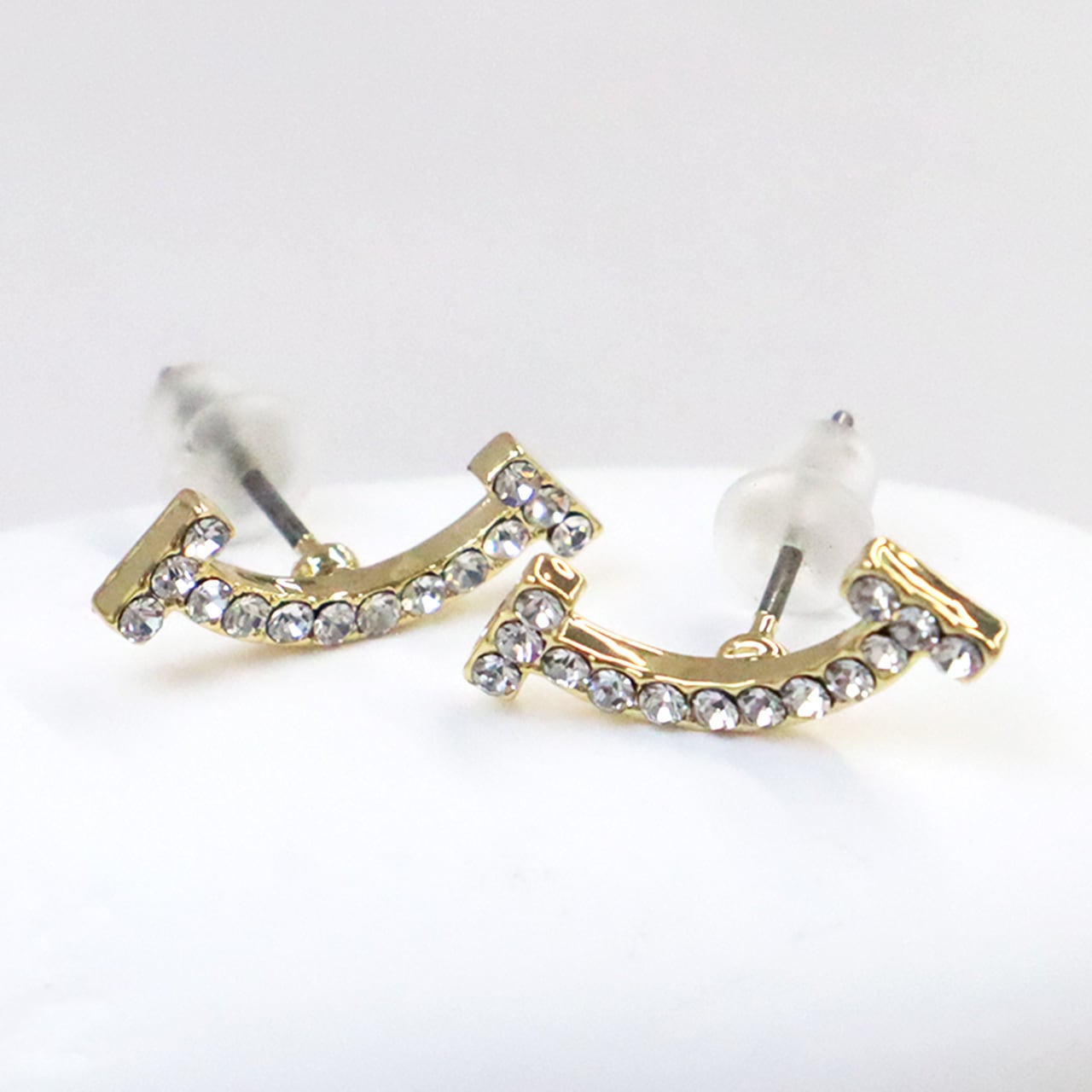 ピアス ニコちゃん〈ゴールド〉 | 韓国アクセサリーショップ ナイン 