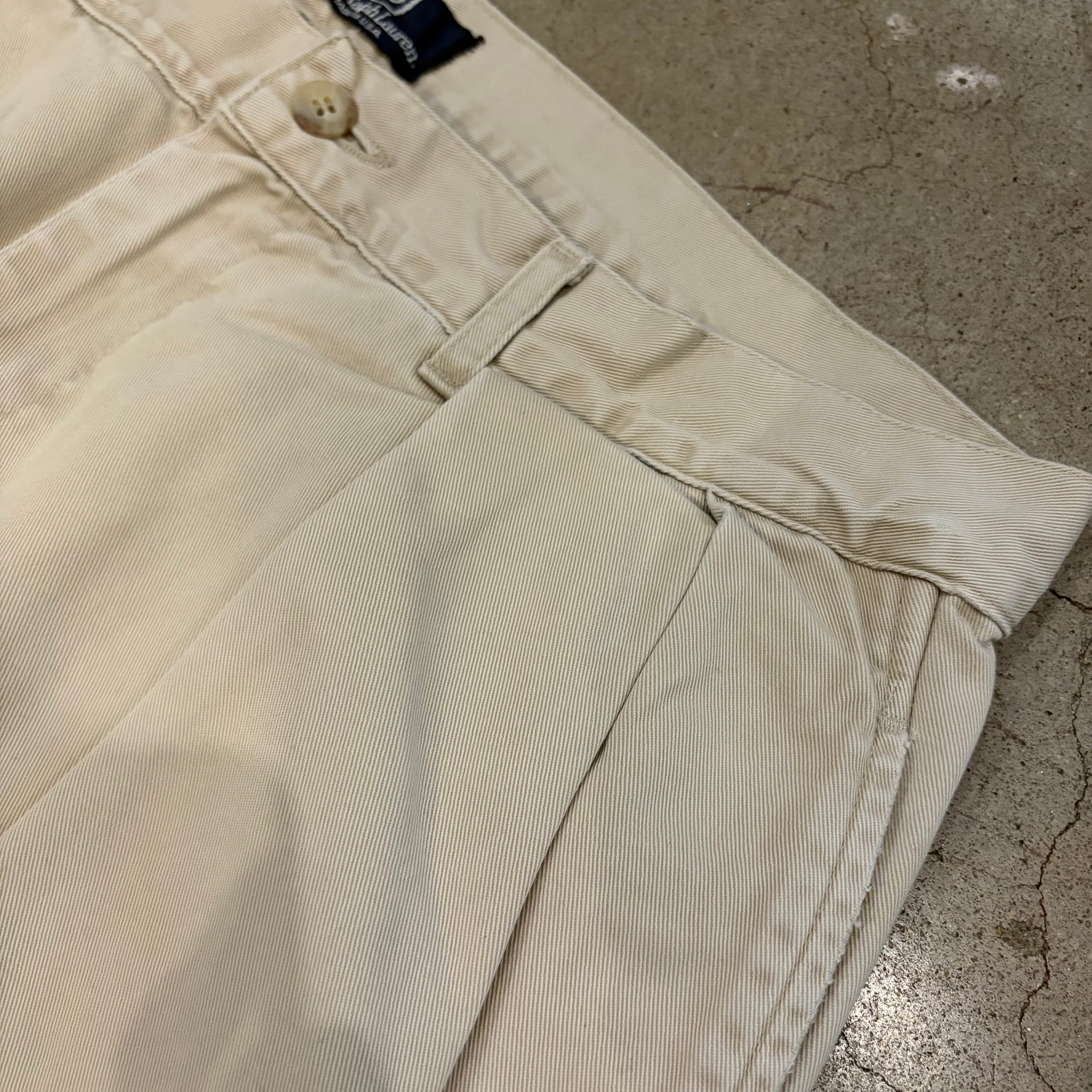 90s POLO by Ralph Lauren 2tuck chino pants (made in U.S.A) | 仙台