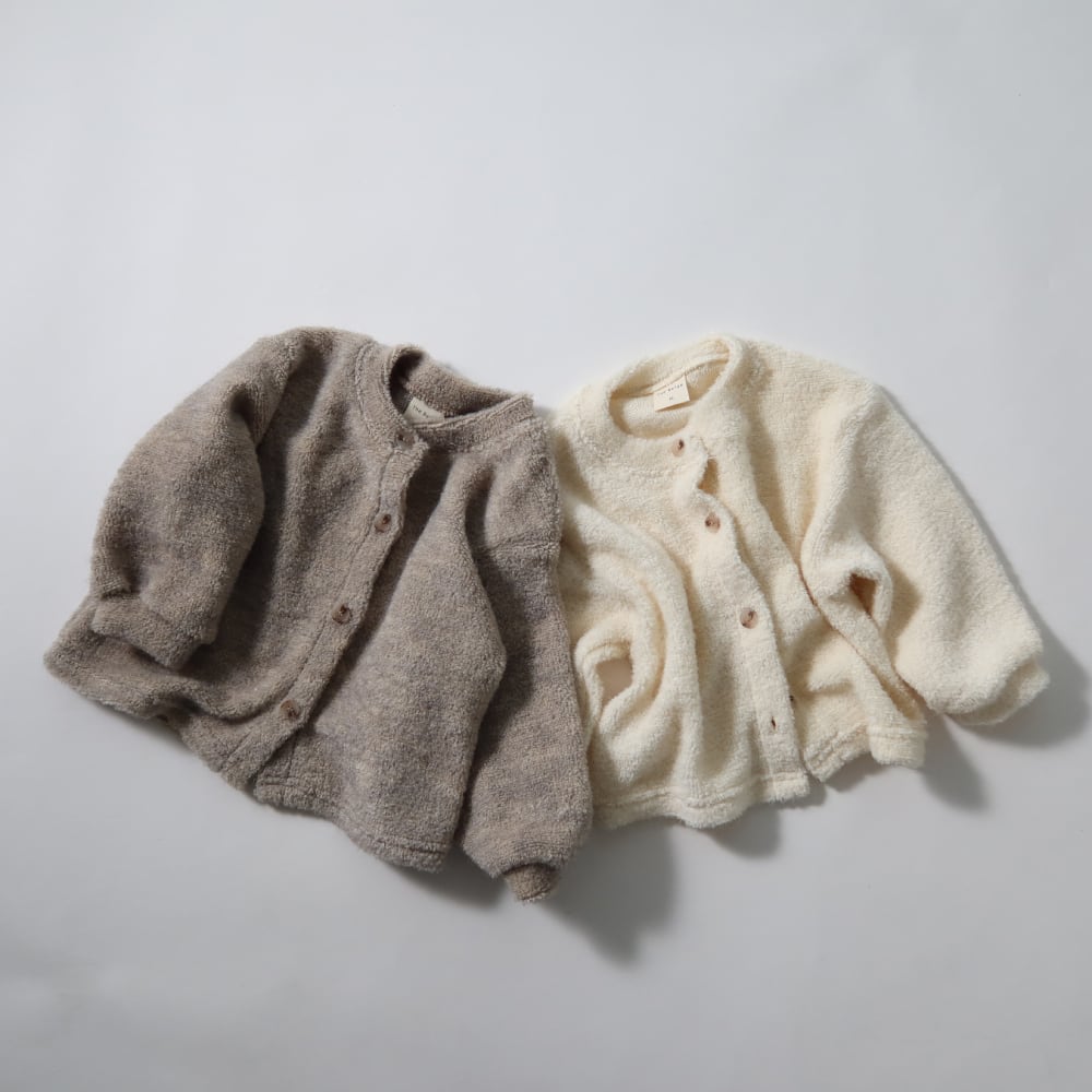 テリーニットカーディガン