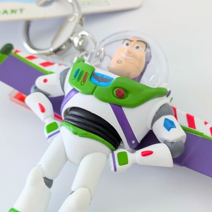 ⭐️日本未発売・海外限定！⭐️【 Toy Story  ( トイ・ストーリー )  トイストーリー 】『 バズ・ライトイヤー 』 PVC Figure KeyHolder / フィギュアキーホルダー〚アメリカン雑貨 アメトイ〛