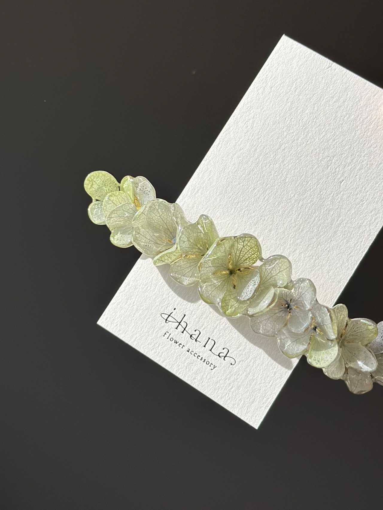 hydrangea barrette