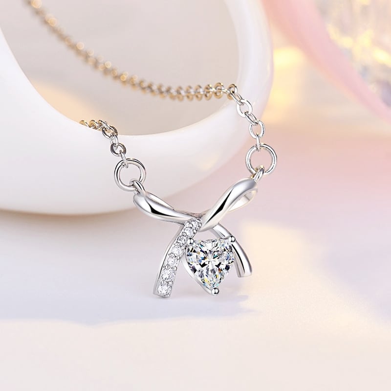 ハートリボン ネックレス レディース Necklace | LAVISH ハートリボン ネックレス レディース Necklace | LAVISH