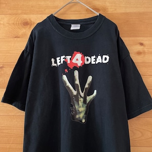 【GILDAN】Left 4 Dead ロゴ プリント Tシャツ レフト・フォー・デッド FPSゲーム L US古着