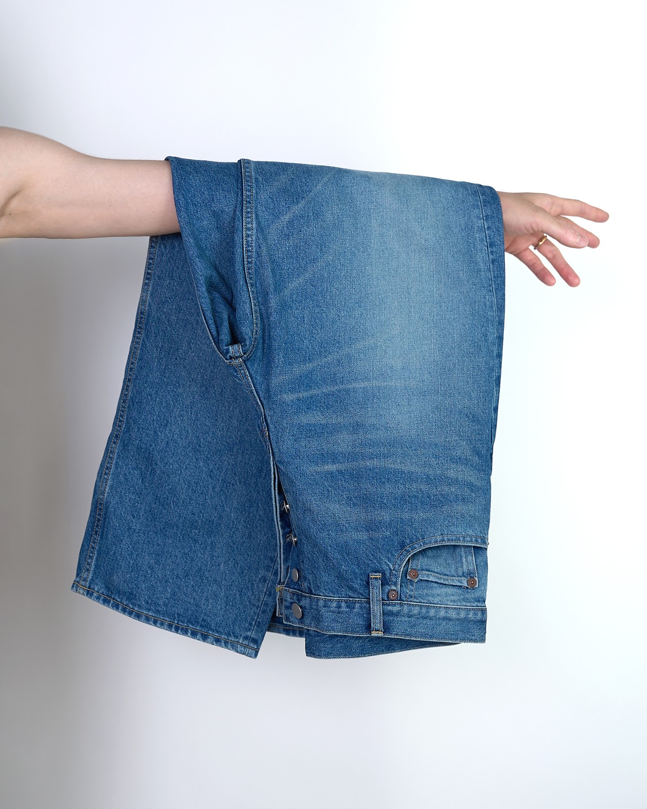 ssstein "RELAX FIT DENIM PANTS〔INDIGO〕"
