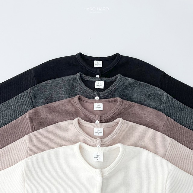《HARO HARO秋新作》cardigan ★ ｜ご予約 新作 秋 HARO HARO cardigan カーディガン 女の子 男の子 キッズ ベビー