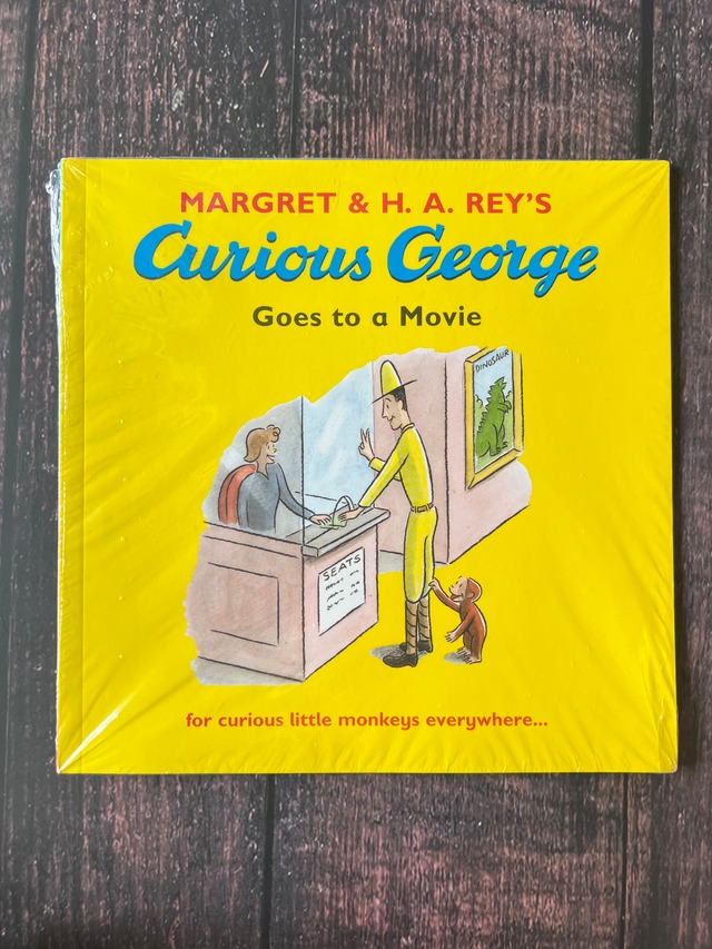 【英語絵本】Curious George goes to a Movie