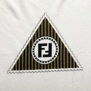 vintage FENDI logo print tee