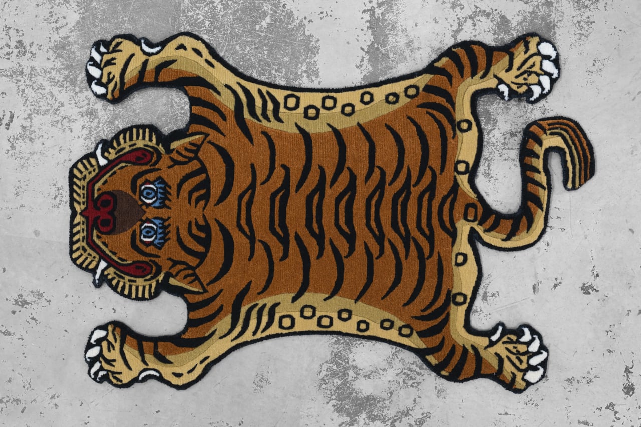 Tibetan Tiger Rug 《Sサイズ•ウール517》チベタンタイガーラグ