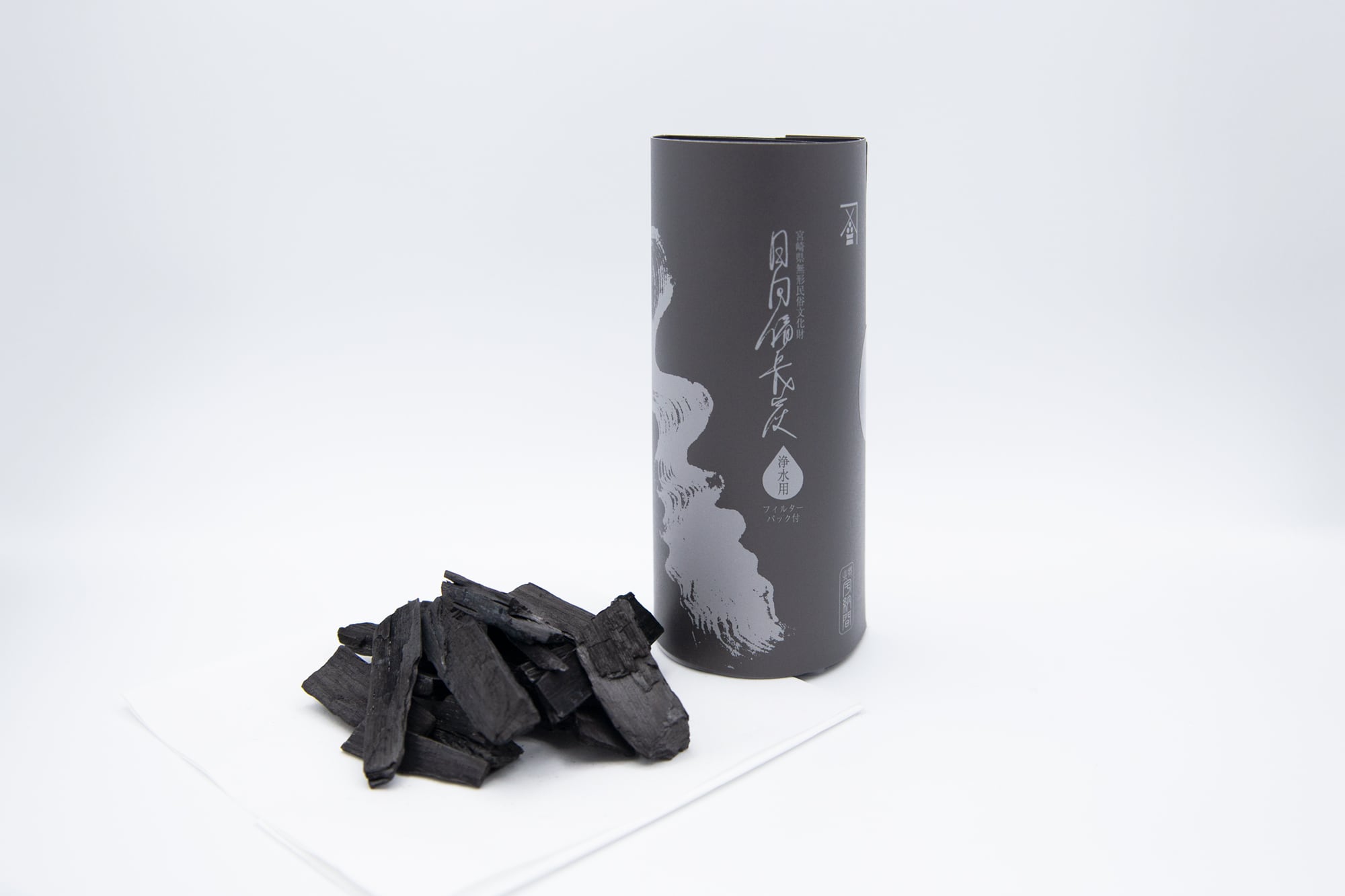 いつもの水にいれるだけ【浄水用】日向備長炭 | ひむかのともしび 日向
