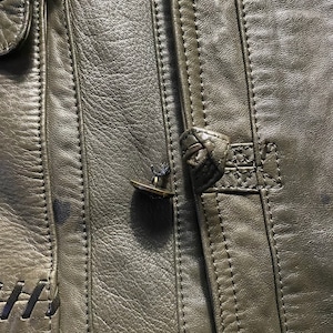 vintage MUNPER leather coat