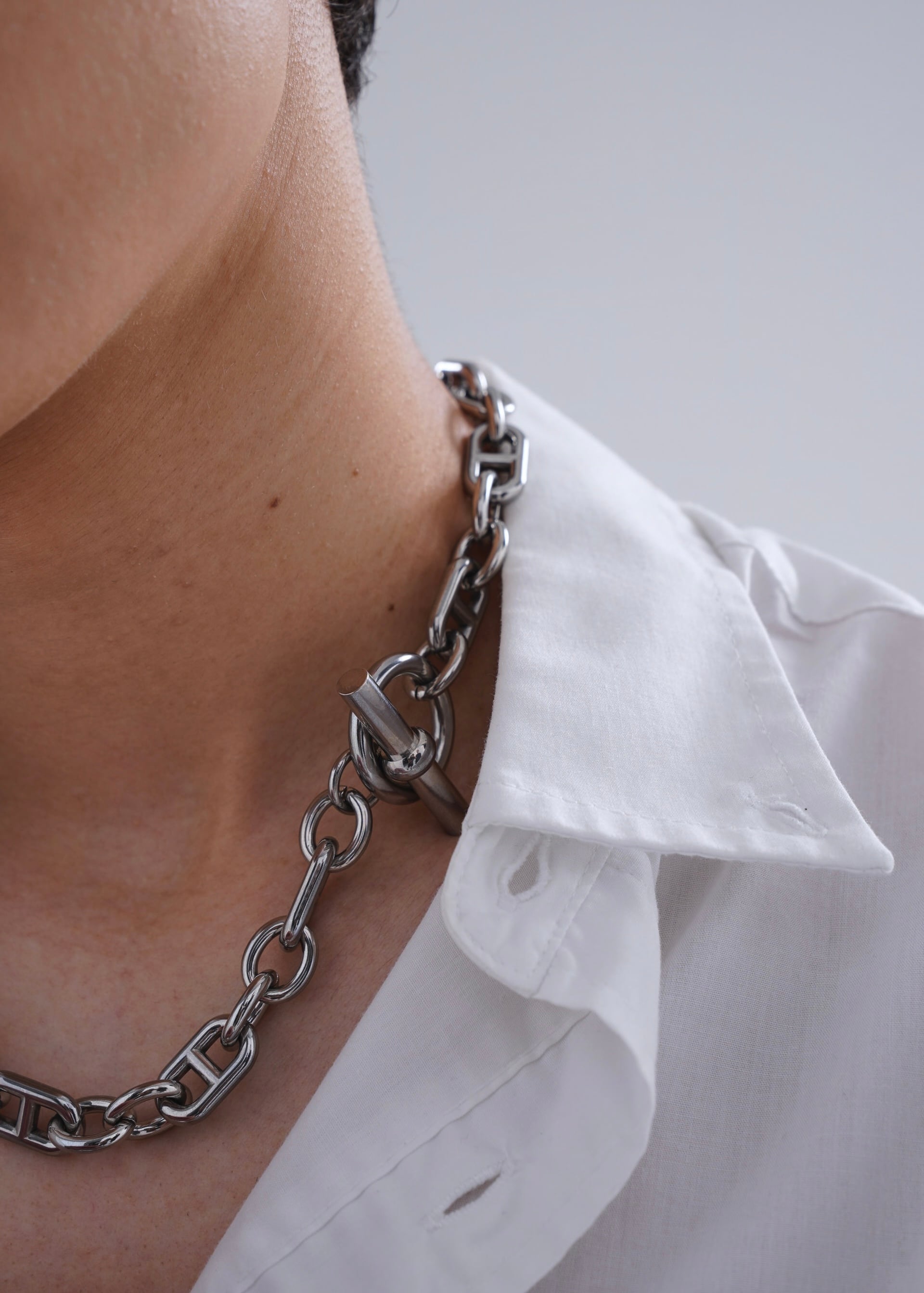 316L(サージカルステンレス)Infinity Dunkle necklace【SILVER 316L(サージカルステンレス)Infinity Dunkle necklace【SILVER