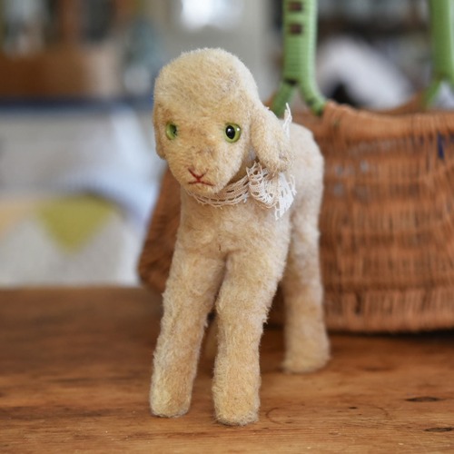 ヴィンテージ　シュタイフ 　ひつじ　LAMBY　17㎝ 【sa452】