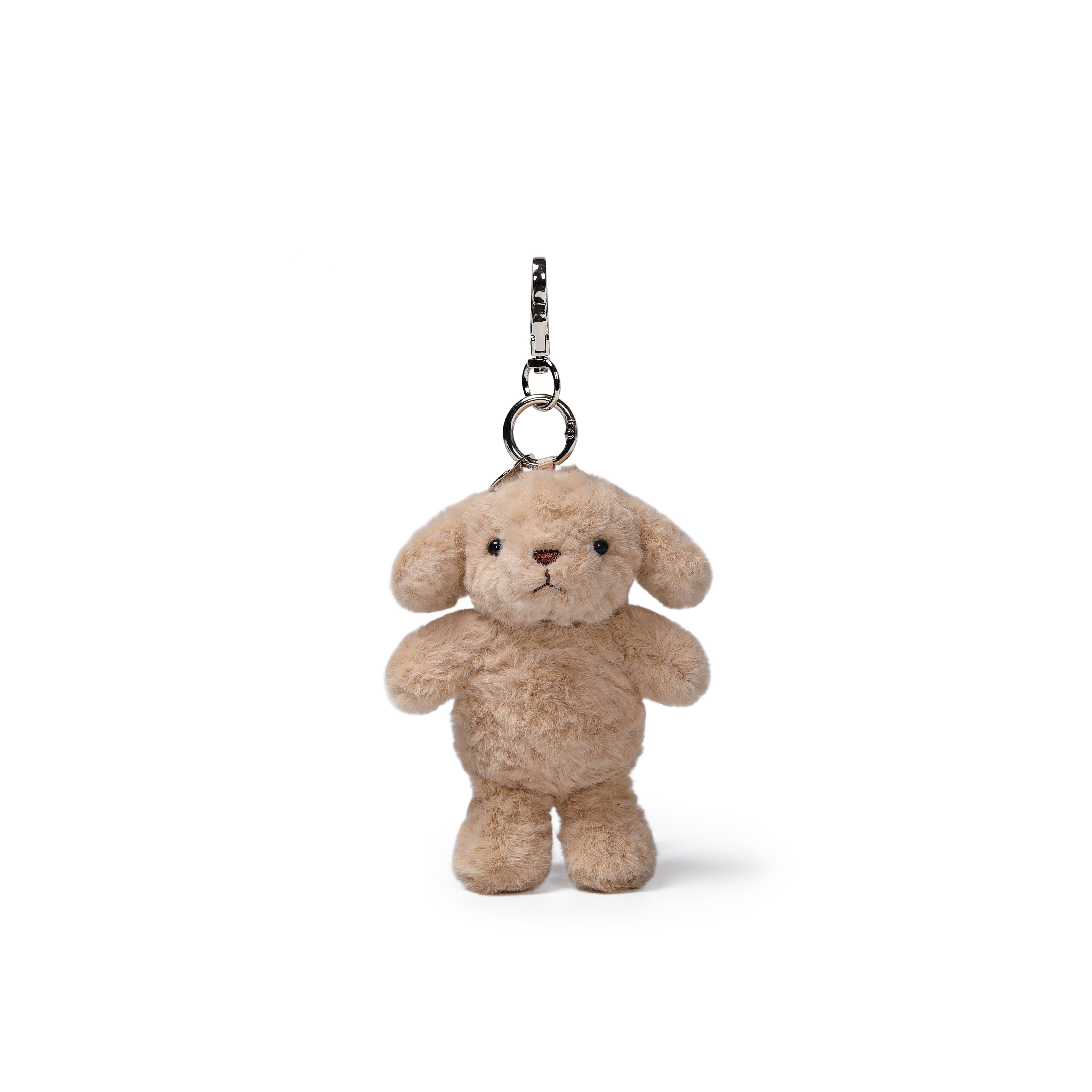 Joyce Milk Tea Puppy Bag Charm_MC600280B
