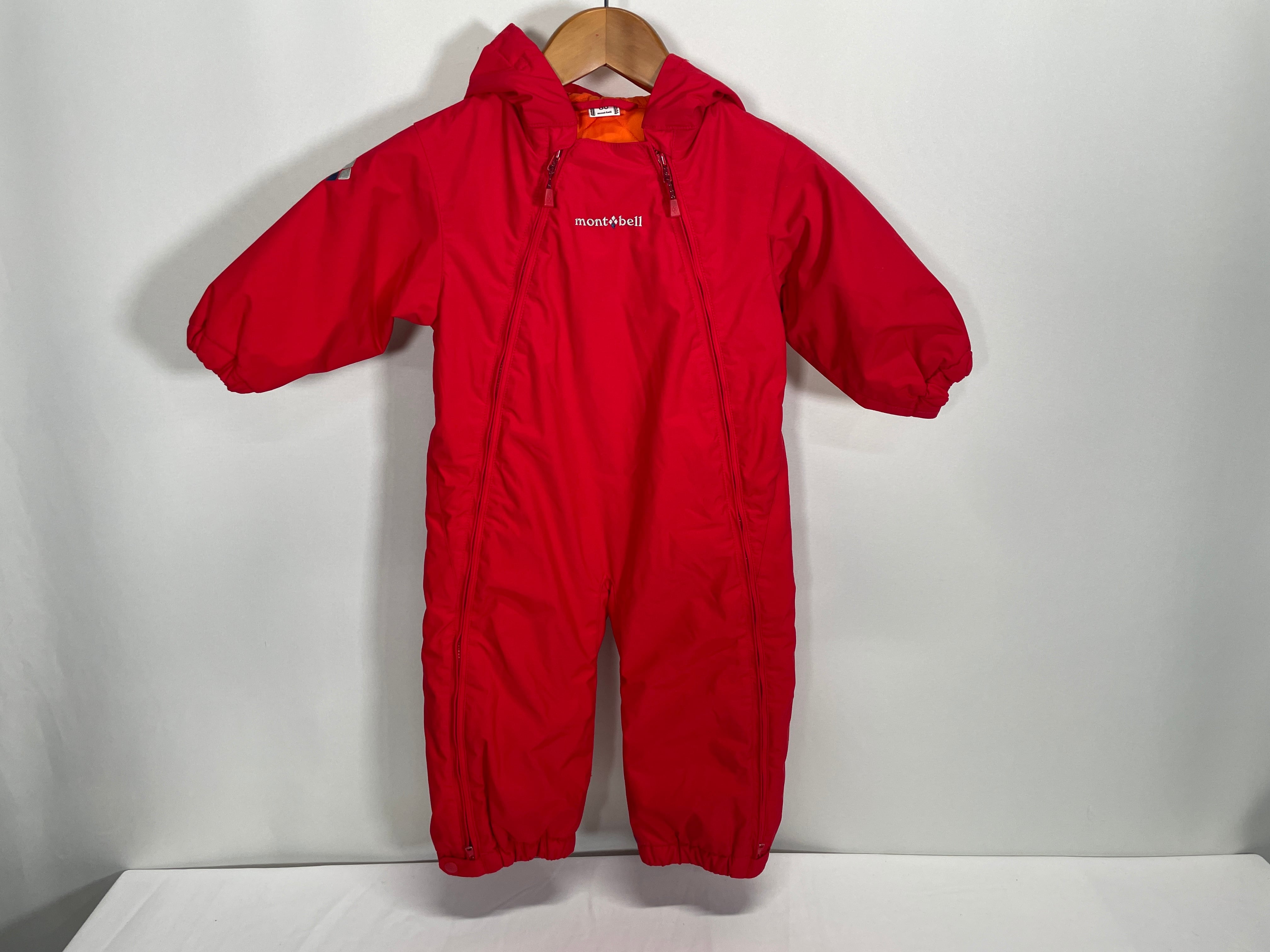 モンベル スノーウェア 80㎝ 美品 mont-bell モンベル スノーウェア 80