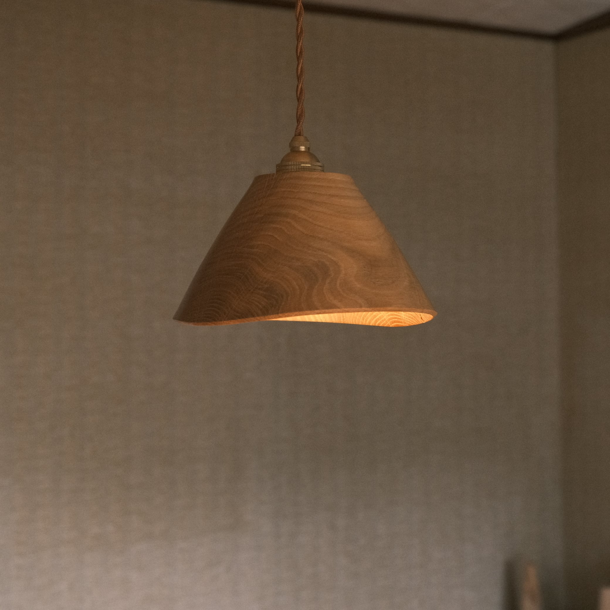 ミズナラ／lamp shade | waranoue