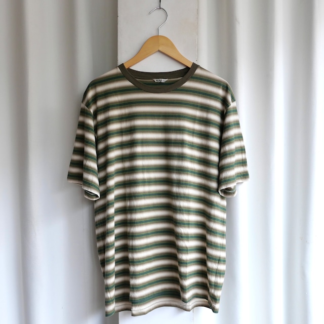 AURALEE 25AW GRADIENT STRIPE JERSEY T-SHIRT