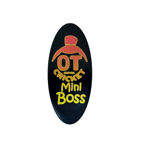 OT Cricket Bat sticker “Mini Boss” / OTバット用ステッカー “Mini Boss”