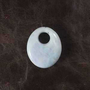 糸魚川翡翠 ラベンダー わっかペンダントトップ 9.4g pale Lavender Jadeite Pendant top