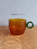 耐熱スタッキングガラスマグ カラフル ギフト