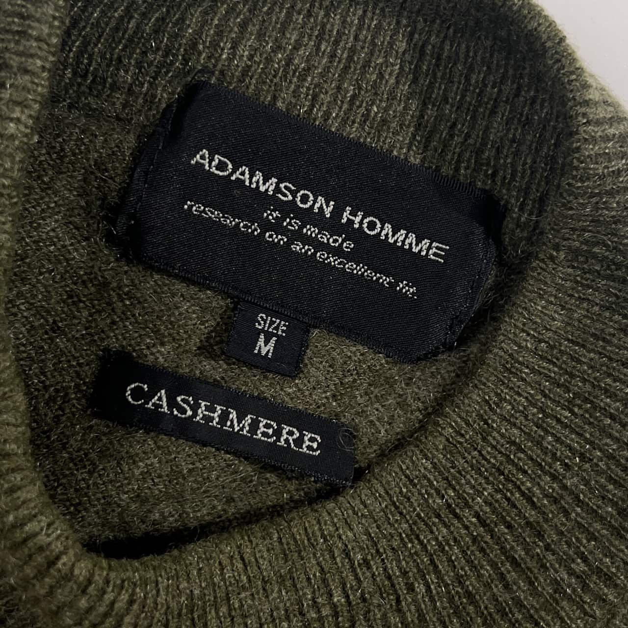 カシミヤ100% ADAMSON HOMME アダムソンオム ニット セーター M