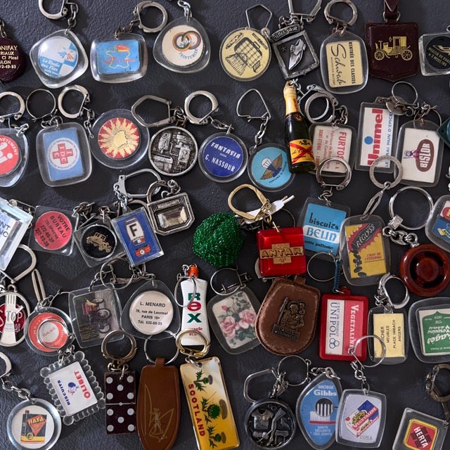 50個  フレンチ キーホルダー フランス 雑貨 ヴィンテージ  2511014-18