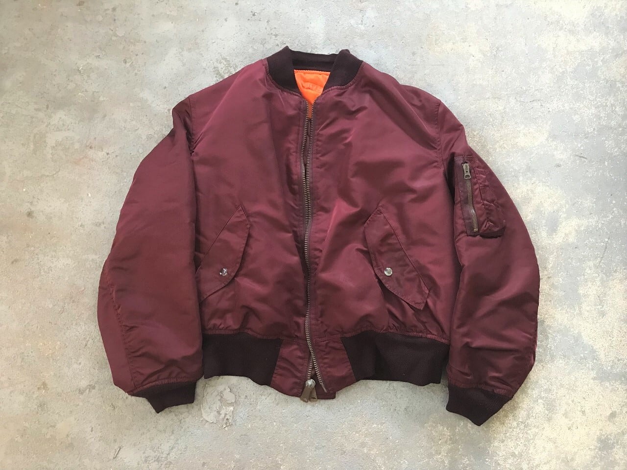 90s ALPHA INDUSTRIES MA-1 flight jacket MADE IN USA