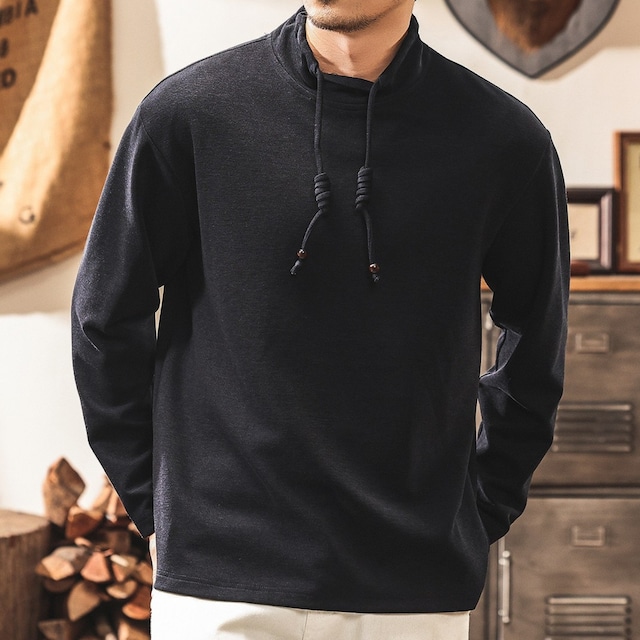 Vintage mock neck sweat ( 3color )