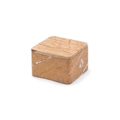 MARBLE SQUARE TRINKET BOX - Rainforest Brown marble