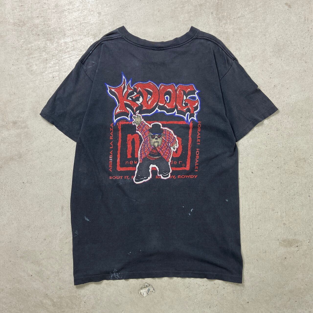 90年代 USA製 K-DOG nWo プロレス プリントTシャツ メンズL 古着 90s 