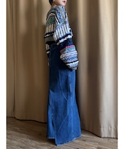 MADE IN MEXICO remake denim skirt-4482-1