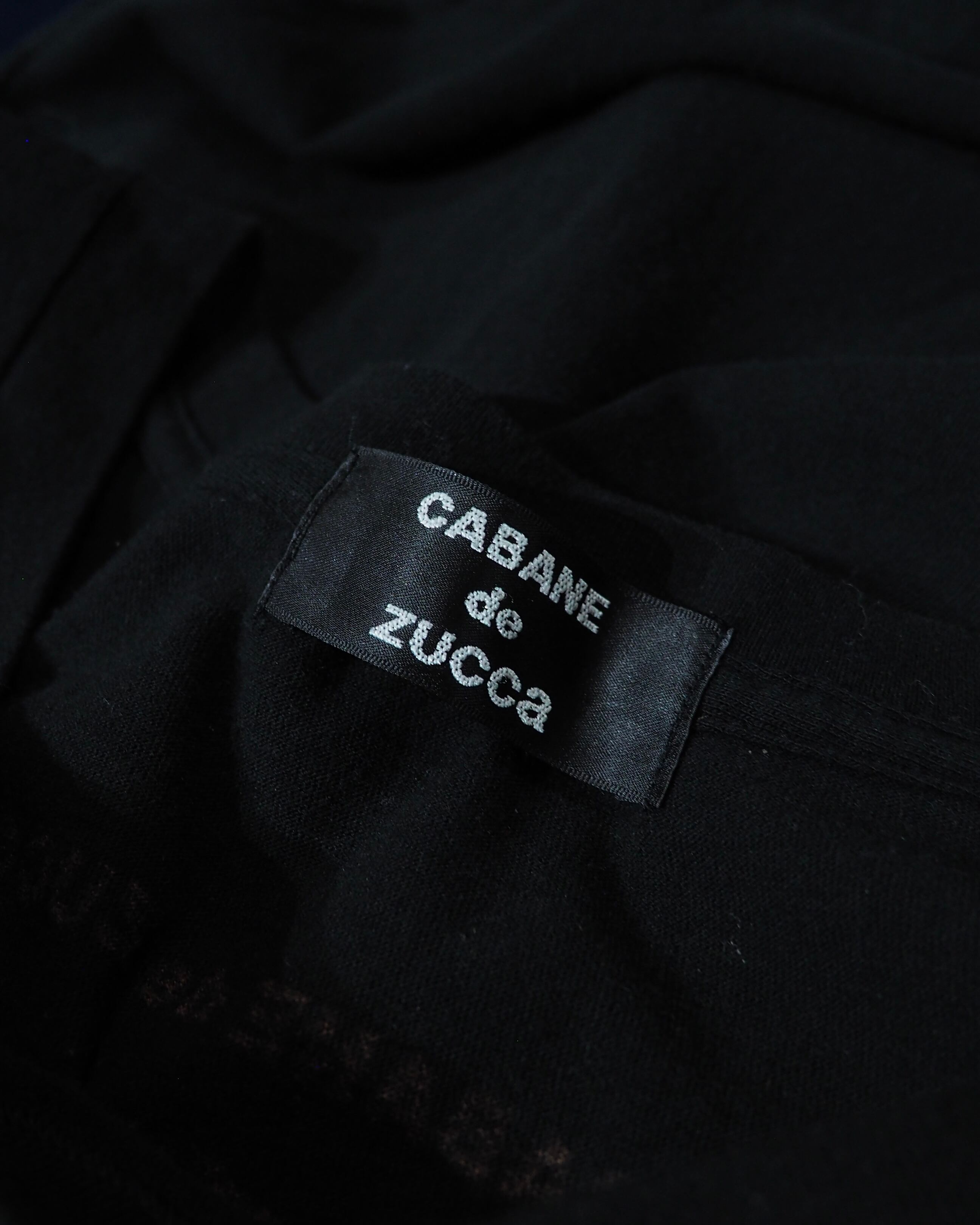 1990 ‐ 00s " CABANE de zucca × TAMIEH " Both sides printed Archive No Sleeve Tee (Sample product)
