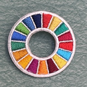 SDGs カラーホイール 刺繍ピンバッチ