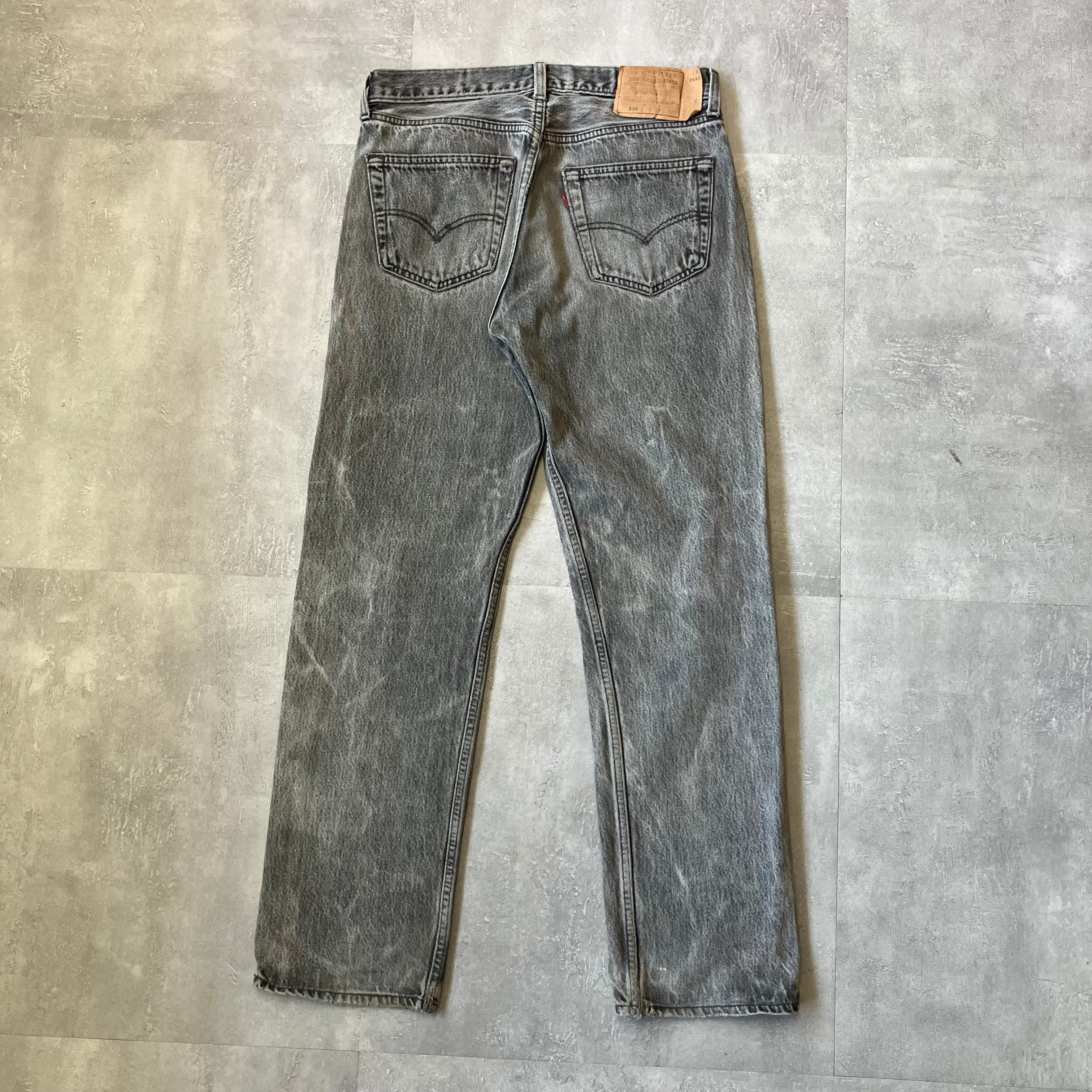 実寸w32l30》Levi's リーバイス 501 90s usa製 ブラックデニム 実寸w32l30》Levi's リーバイス 501 90s usa製 ブラックデニム