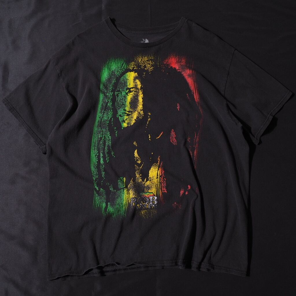 Bob Marley aging × decadent Face printed ss Tee