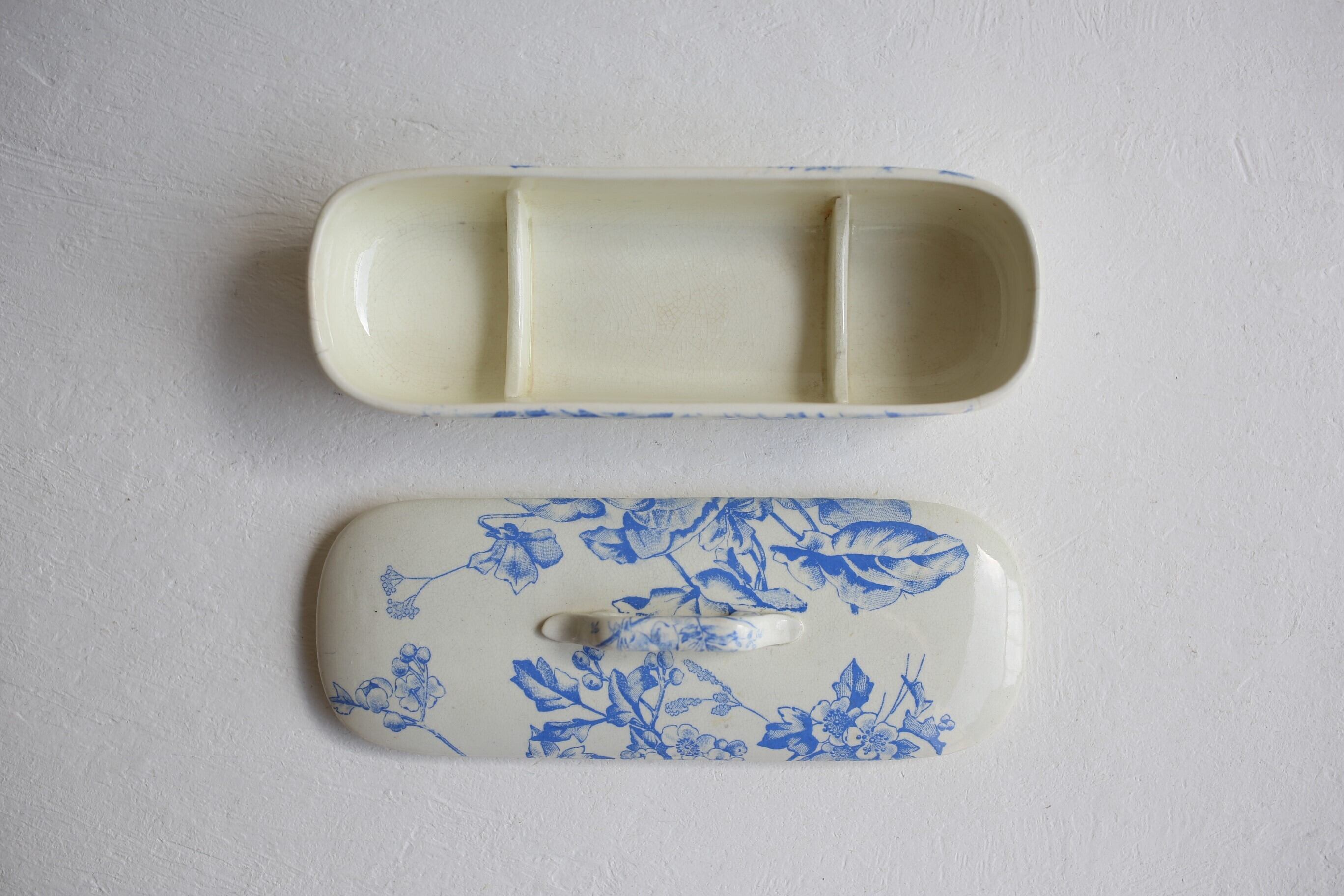 フランス アンティーク J.Vieillard & Cie Bordeaux 蓋付き歯ブラシ