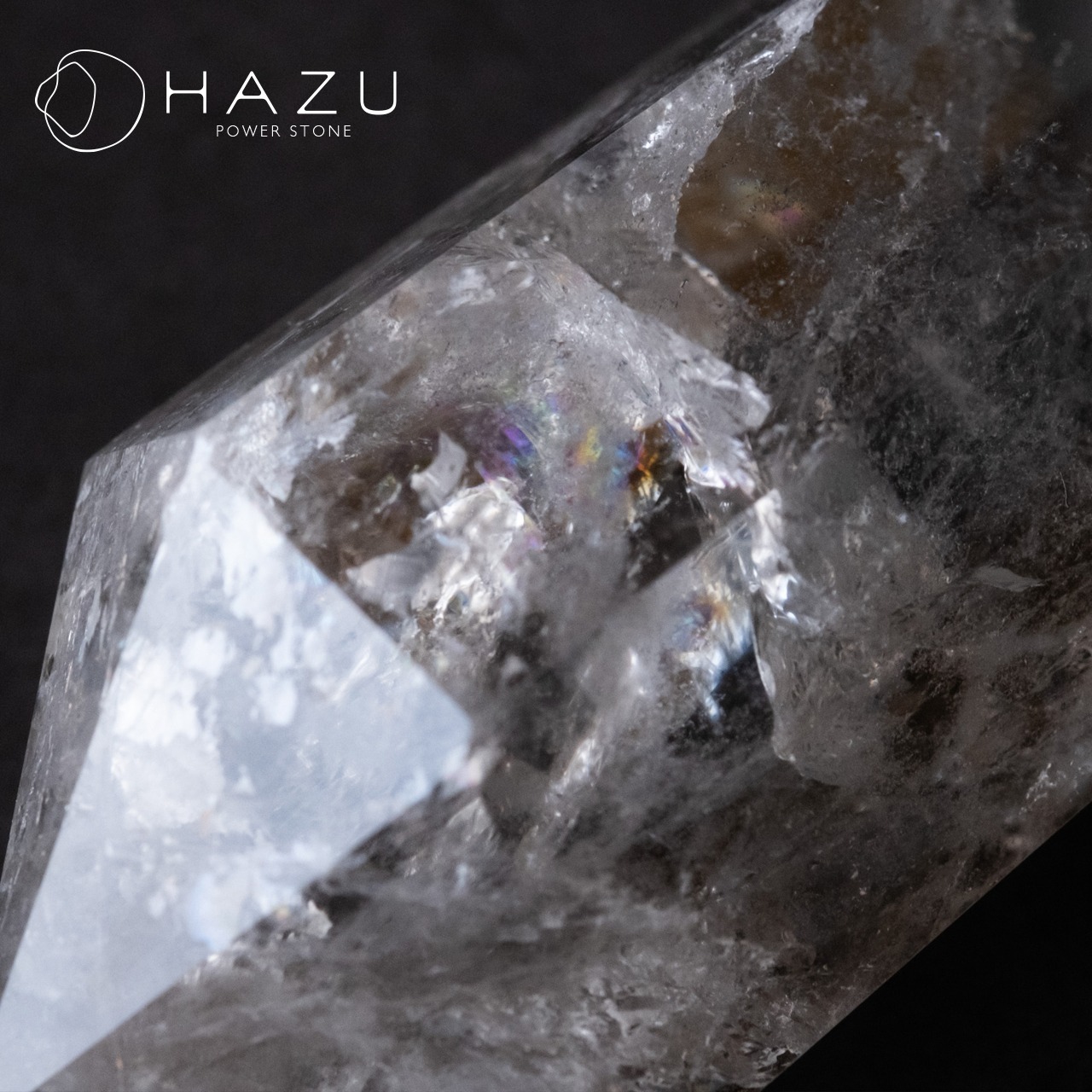 【1点もの】虹入りヒマラヤ水晶ダブルポイントA