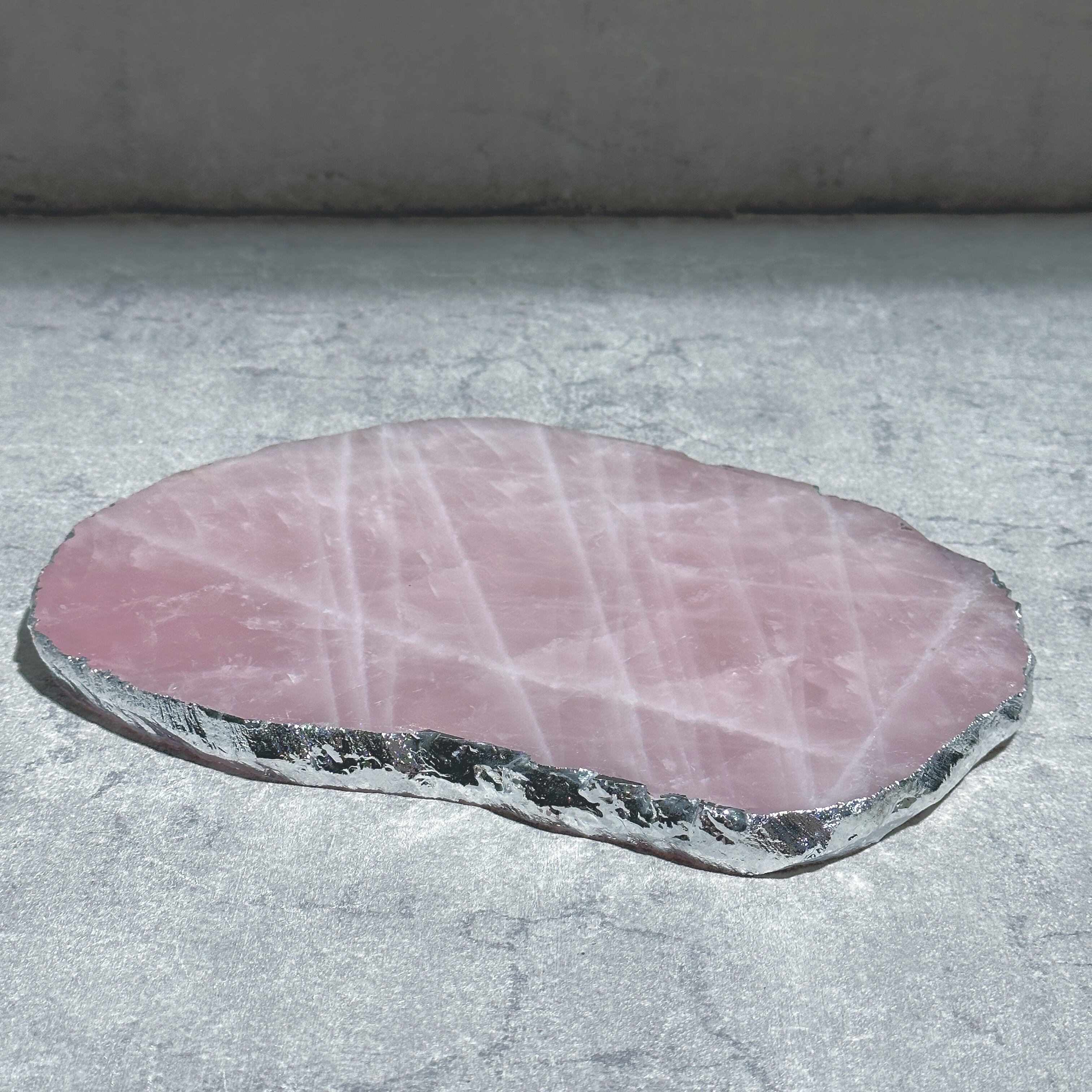 ローズクォーツ プレート22◇ Rose Quartz ◇天然石・鉱物