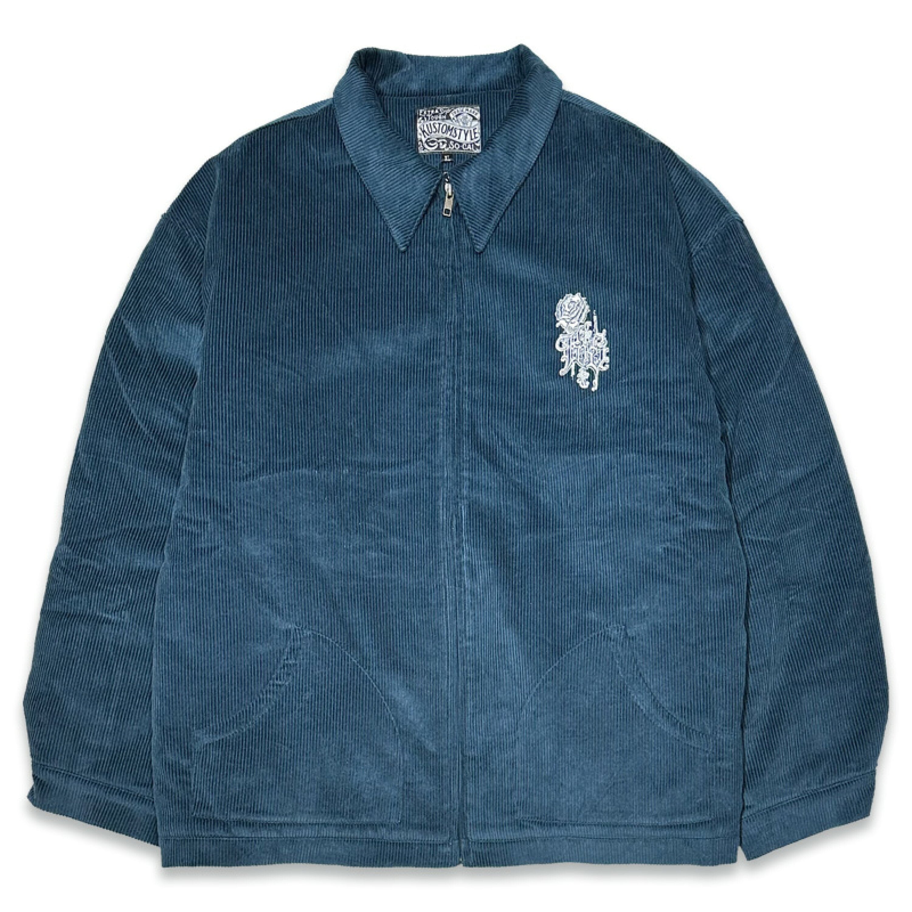 定価26400円kustomstyle コーデュロイジャケット KUSTOMSTYLE カスタムスタイル KSHWJ2521BL -K/S ROSE- CORDUROY