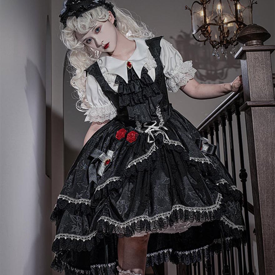 予約販売 王子系 少年装 ミニハット 帽子 薔薇 レース 双子コーデ