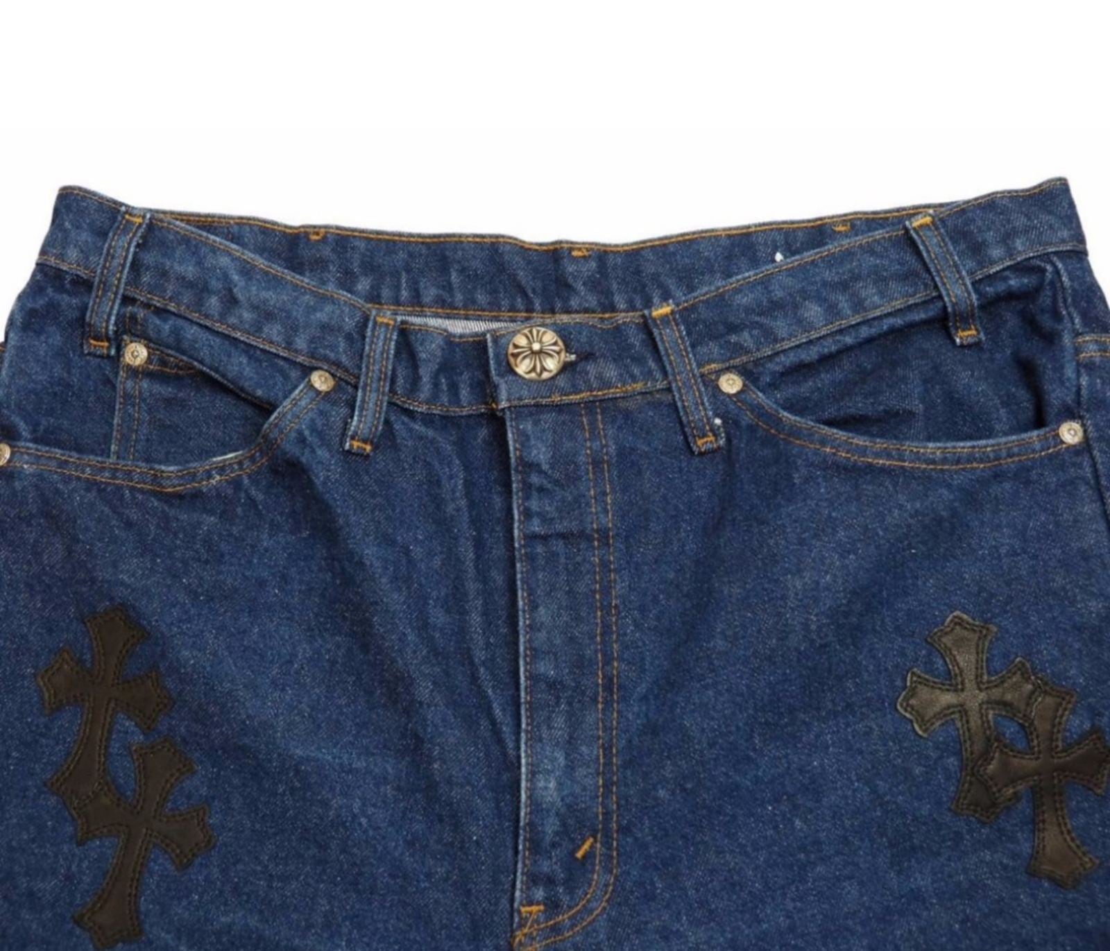 レア‼️ Levi's × Chrome Hearts デニムパンツ Chrome Hearts Cross Patch Vintage Levi Denim NYC | eBay