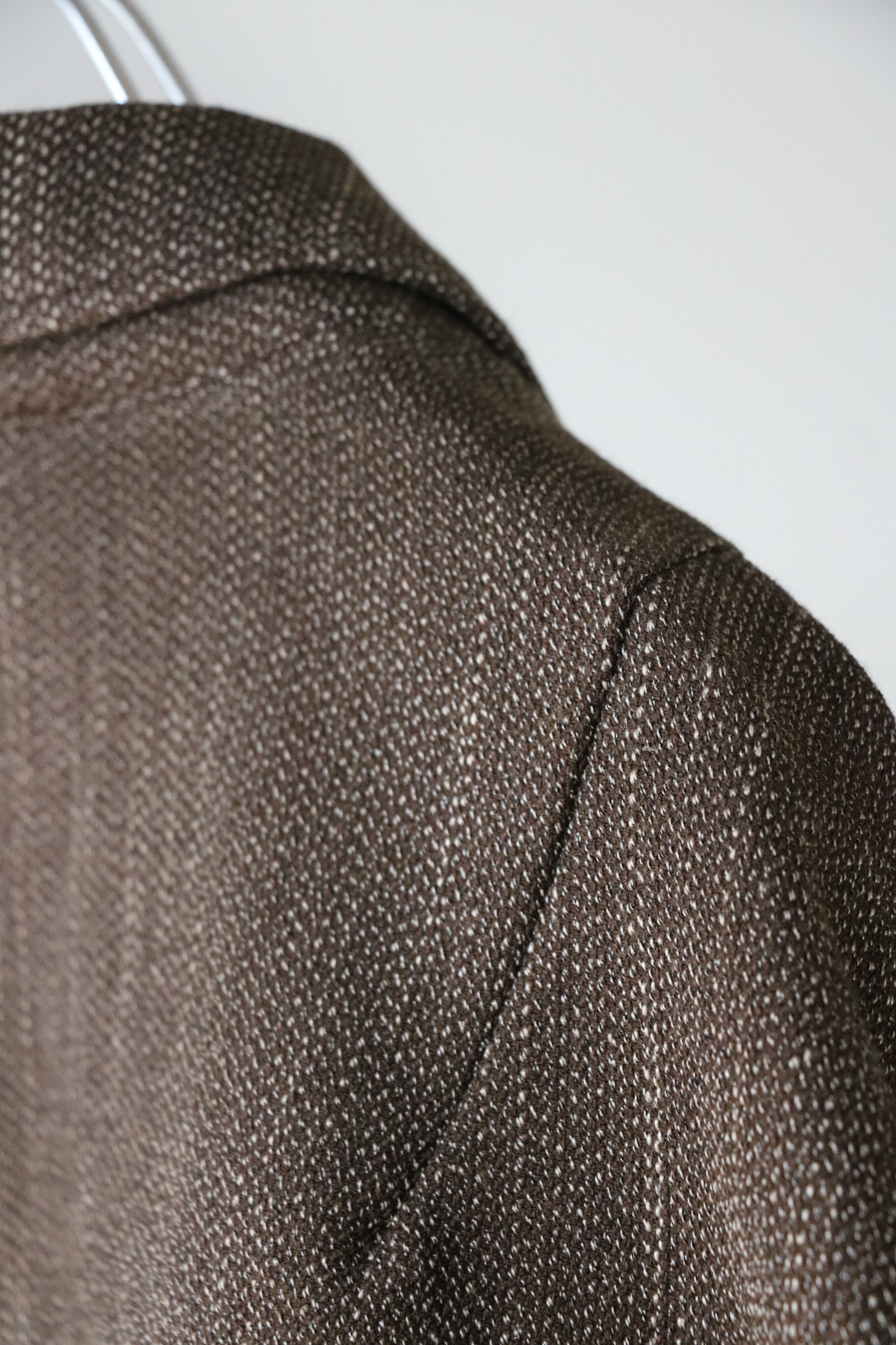 Ancellm -MELANGE WOOL WORK SHIRT BLOUSON- / ANC-SH76-B