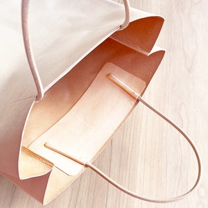 大人の革袋M・A4が入る・ナチュラル[受注制作品]