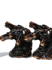 Pharaoh’s Horses Triple-Head Bookends(Pair)