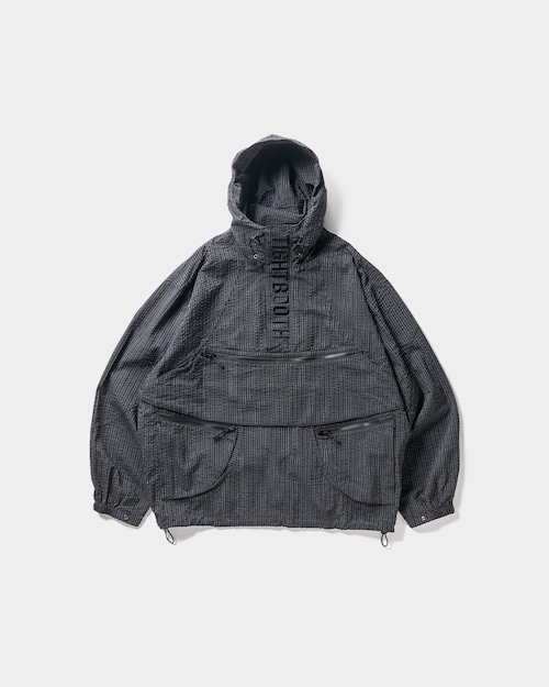 TIGHTBOOTH SEERSUCKER ANORAK BLACK