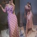 ワンピース 秋ワンピース 秋冬ワンピース 大人ワンピース レトロワンピース フレアスカートワンピース エレガントワンピース ロング丈 Ｖネック ロング丈スカート Aラインスカート ハイウエスト ドット柄 20代 30代 エレガント カジュアル レトロ フレンチレトロ デートスタイル  デート リゾート パーティ おでかけ（SU732）