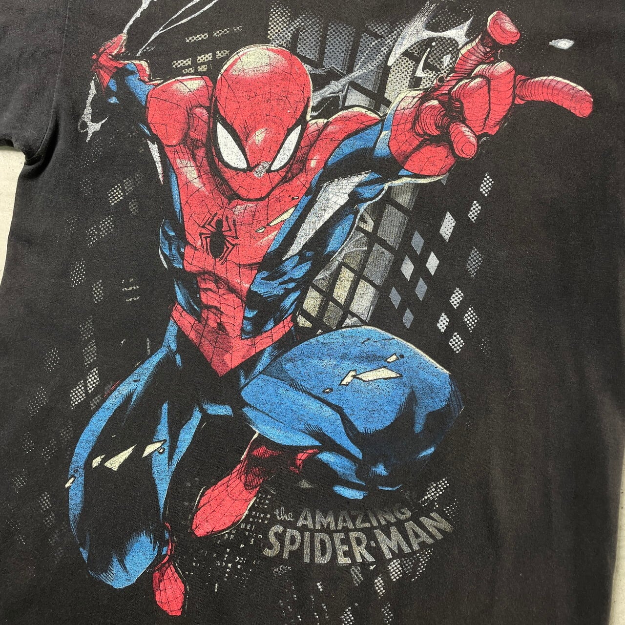 マーベルMARVELスパイダーマンキャラクターTシャツ映画Tアメコミヴィンテージ