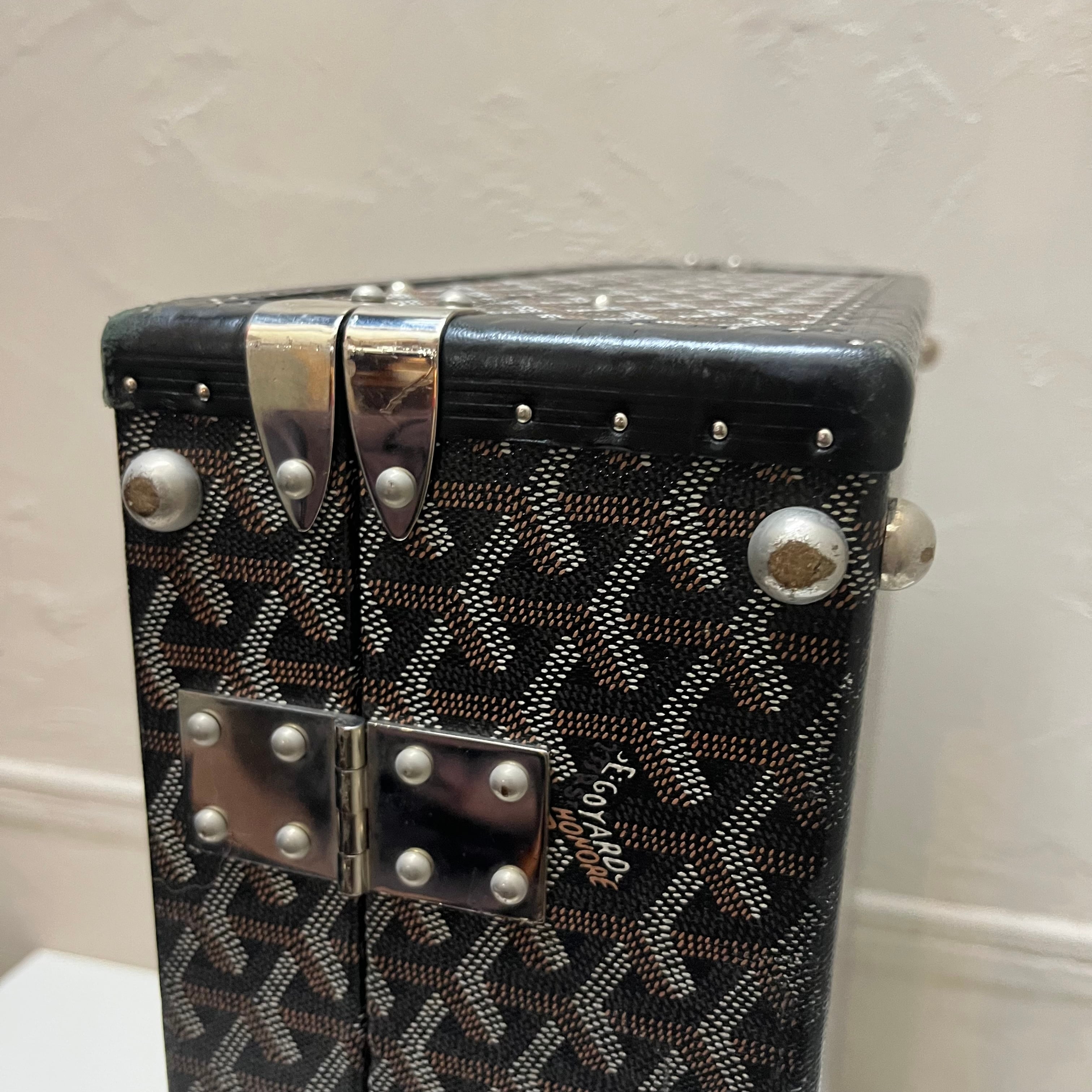 GOYARD ゴヤール ヘリンボーン柄トランクケース ゴヤールディン GOYARD ゴヤール ヘリンボーン柄トランクケース ゴヤールディン