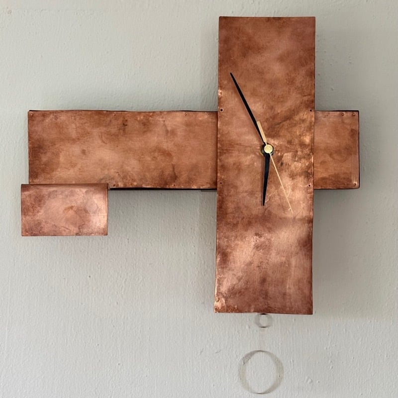 cicafu metal works　振り子時計