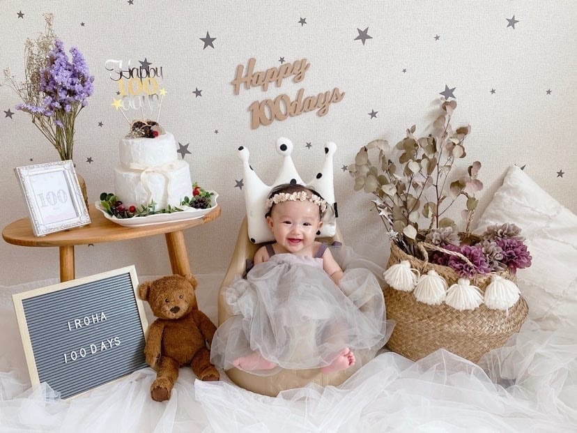 木製 / レターバナー Happy 100days ［C］ | AmmyMade